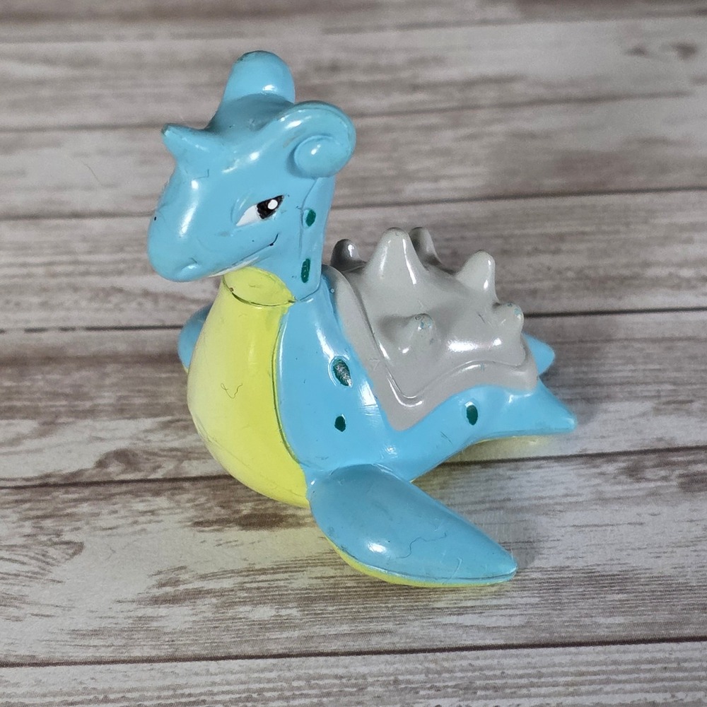 Vintage 1999 TOMY Pokemon Lapras Figure CGTSJ Nintendo 2 Inch Gen 1